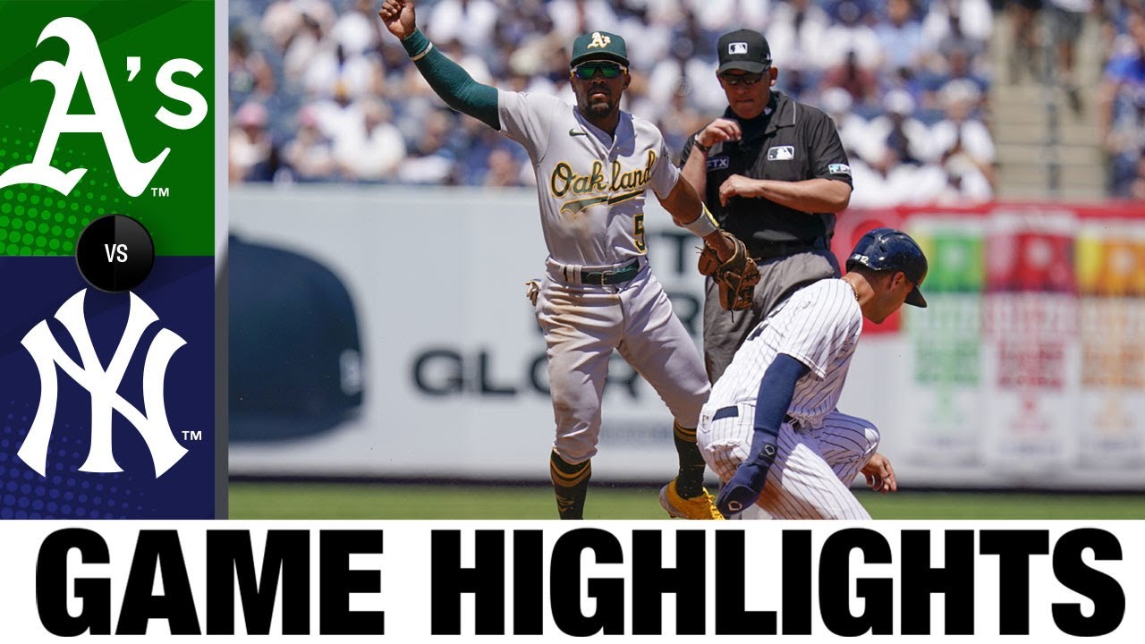 A's vs. Yankees Game Highlights (6/29/22) | MLB Highlights