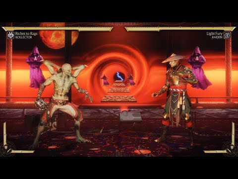 Kollector vs Raiden (Hardest AI) - Mortal Kombat 11 (PS5 4K 60FPS)