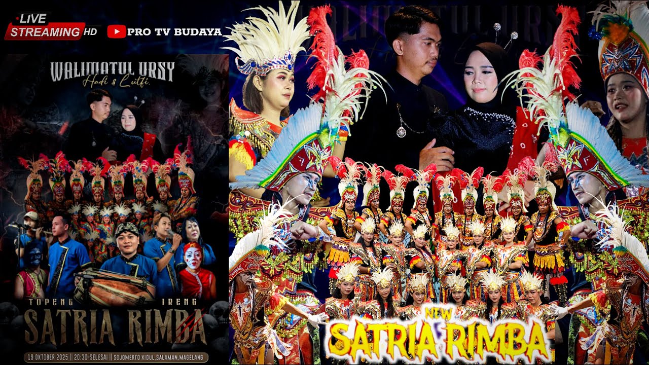 🔴LIVE STREAMING . TOPENG IRENG NEW SATRIA RIMBA || LIVE SOJOMERTO KIDUL SIDOMULYO SALAMAN