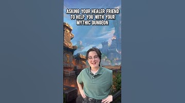 je genezervriend vragen om je te helpen met een mythische kerker #wow #worldofwarcraft #warcraft