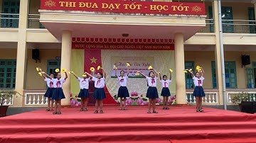 Mái trường mến yêu, nhóm nhảy lớp 4C, trường TH Hợp Thành