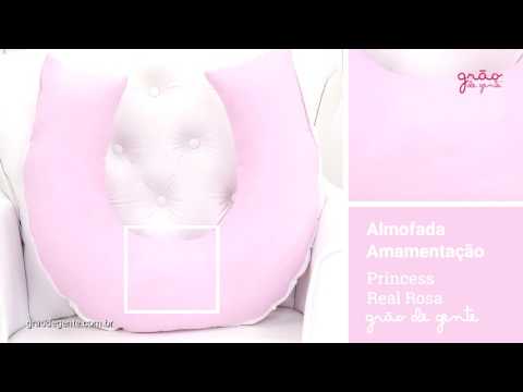 Almofada para Amamentação Princess Real Rosa | Ref: 61618