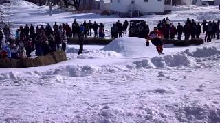2015 CCNB Xteme ice race Alain Chiasson first Crash