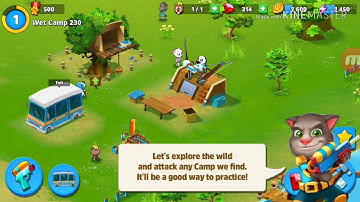 My talking tom camp - Gameplay (Part 1)