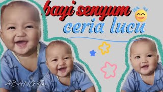 bayi senyum, ketawa kecil LUCU GEMESIN🫠🤗