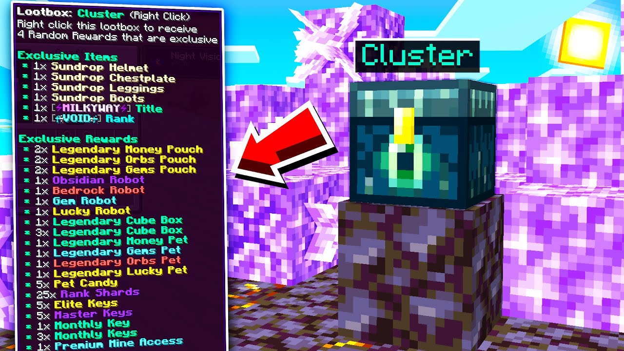 *NEW* CLUSTER LOOTBOX HAS *OP* ITEMS! (1.18) | OP Prisons #41 (Minecraft PRISONS)