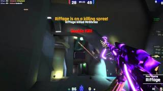 TDM, wreckin fools with double damage sniper rifle, 5 kills