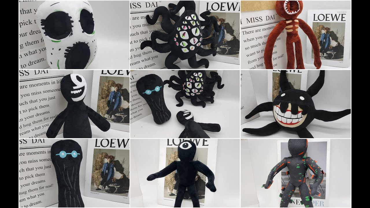 Doors Plush Toys, Monster Horror Game Plush, Stuffed Animals, Gifts for  Game Fans Children and Adults, Christmas Birthday Party Gift 