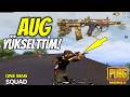 AUG YÜKSELTTİM. ! BURAK GAME SOLO SQUAD PUBG Mobile