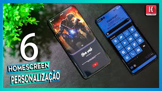 PERSONALIZAÇÃO | 6 HOMESCREEN KLWP - Kustom Live Wallpaper *seu Android personalizado* Best setup screenshot 3