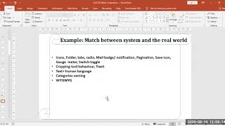 heuristic evaluation 1 to 5 Part 1 (Jakob Nielsen's)