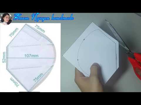 Recycling 3M / N95 face mask. How to make a 3M / N95 mask with cloth