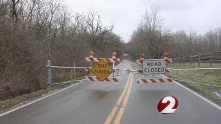 melting snow leads to road closures