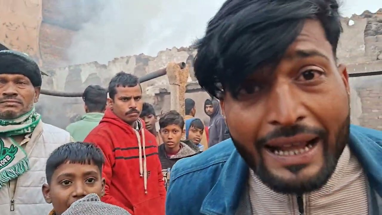 भेजो बाजार में भीषण आग लगा