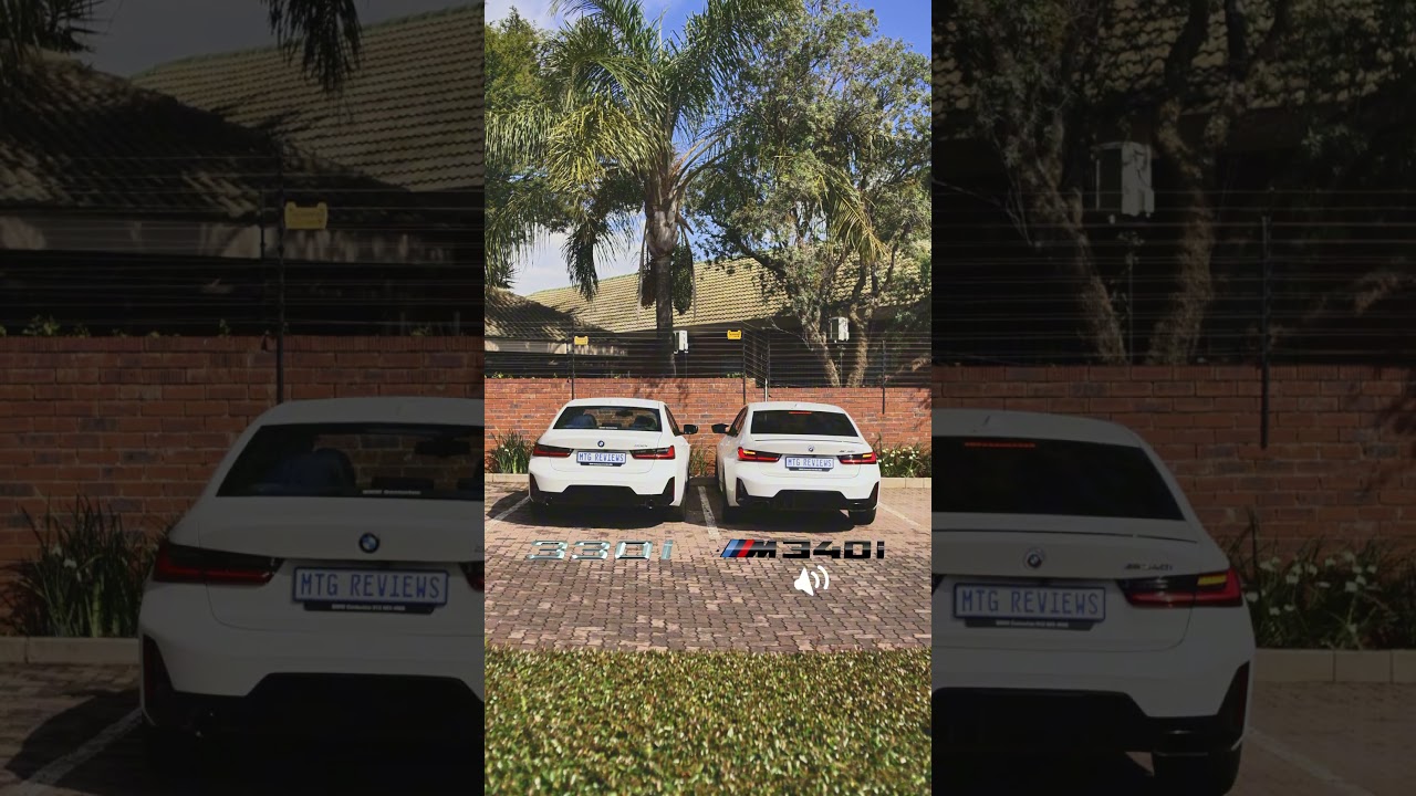 BMW M340i vs 330i exhaust sound test, which one sounds better?