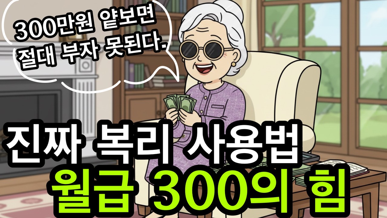 월급 300만원의 힘. 진짜 복리 사용법. ( 300충이라고 하지마.)