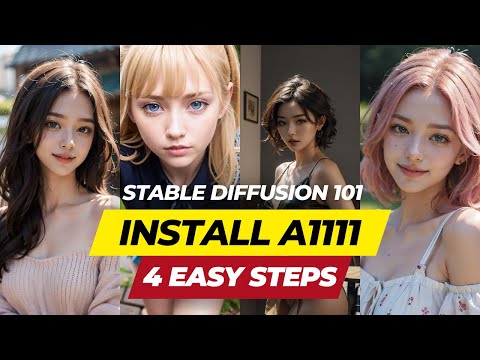 Stable Diffusion Tutorial: 4 Easy Steps to Install Automatic1111 on your PC! Start creating fast!