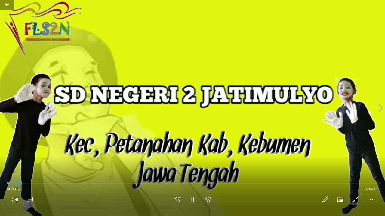 Pantomim tema: Sehat Berprestasi dengan Berolahraga - YouTube