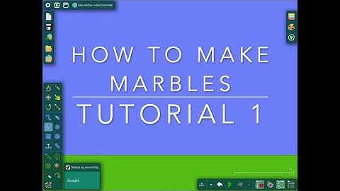 How to Make Marbles in Algodoo (Tutorial 1)
