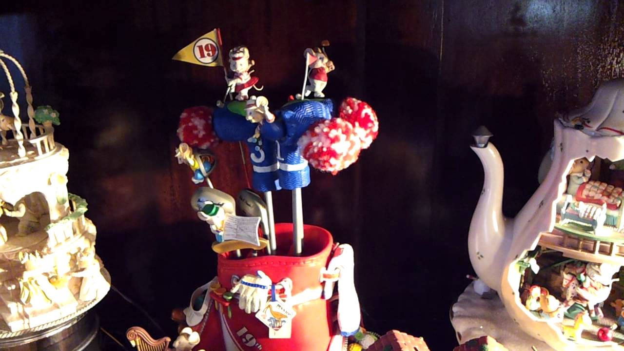 Enesco Music Box Mice The 19 Hole Disney YouTube