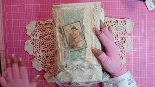 Vintage Fabric Sewing Journal, (Custom Order)