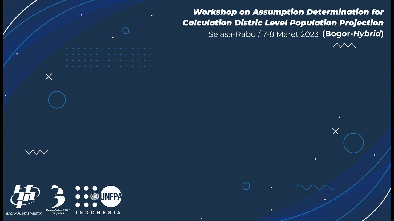 Workshop On Assumption Determination For Calculation Distric Level Population Projection