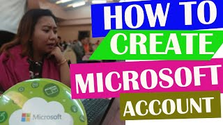 PAANO GUMAWA NG MICROSOFT ACCOUNT??