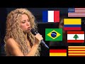 Shakira Singing in 8 Different Languages