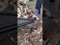 Splitting firewood woodworking #woodworking #chipper #woodchipper #treework #engineering