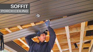 Installing Vinyl Soffit Porch Ceilings