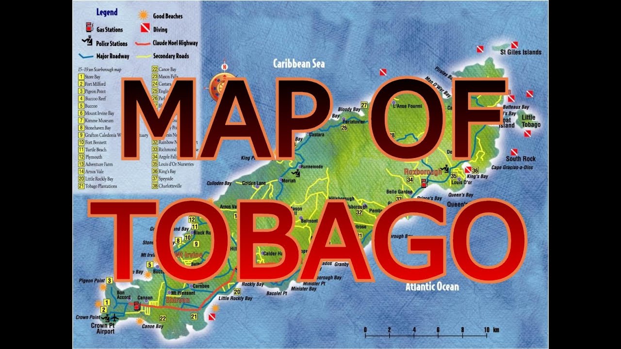 MAP OF TOBAGO YouTube Maxresdefault