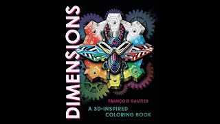 Flip Through Dimensions - A 3D-Inspired Coloring Book
