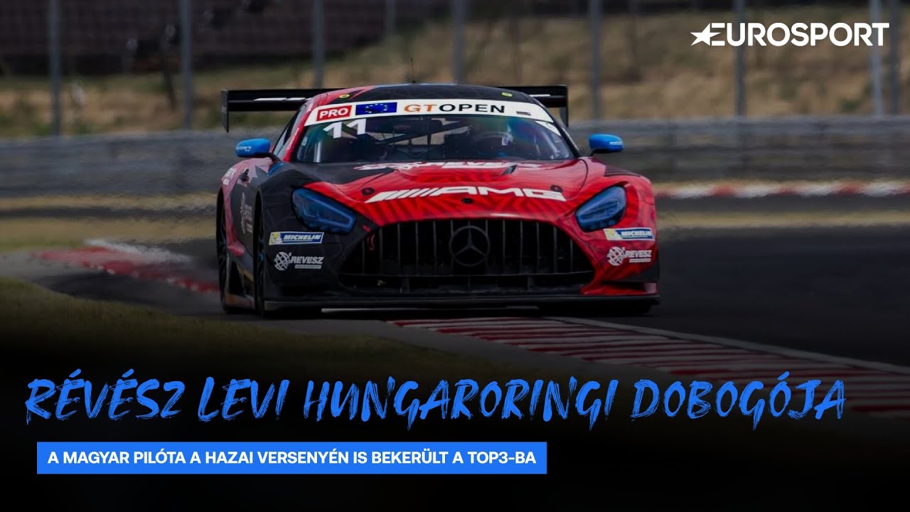 Révész Levi a megújult Hungaroringen is dobogóra állt a GT Openben