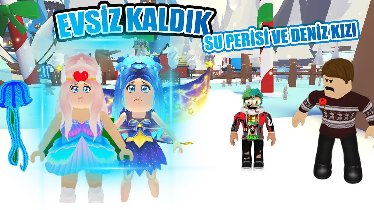 🧚 SU PERİSİ VE DENİZ KIZI EVSİZ KALDI 💔 😭 ( HİKAYE ) ADOPT ME! 🐶 HAN KANAL 🎗 BUSE DUYGU 🎗 TEO SAMET