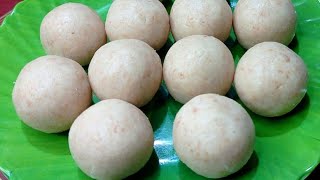 Rice flour and Coconut Laddu/পিঠাগুড়ি আৰু নাৰিকলৰ লাৰু