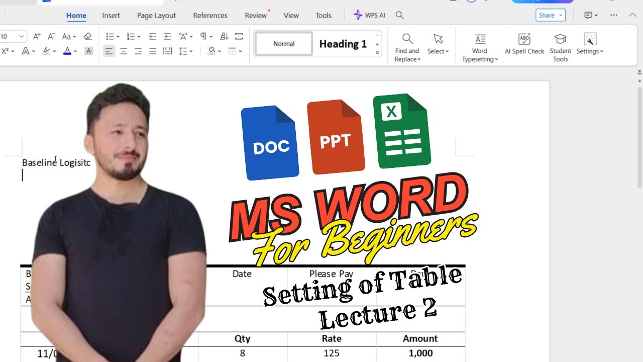 MS Word Tutorial for Beginners Part 2 - YouTube