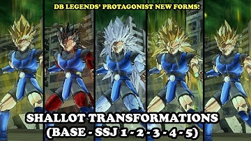 DLC Quality Shallot Transformations (Base - SSJ 1-2-3-4-5) [DB Legends] Dragon Ball Xenoverse 2 Mods