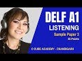 DELF A1 Comprehension orale Sample paper 3 | DELF A1 Listening Practice Test Online