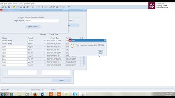 Oracle Financials - How to Open Accounting Period for GL, AP, AR