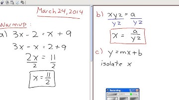 MPM1D - Linear Word Problems - Part 1 of 3