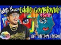 The Vibrant Art of Eddie Gangland: A Miami, Florida Contemporary Artist - Art Lesson for kids
