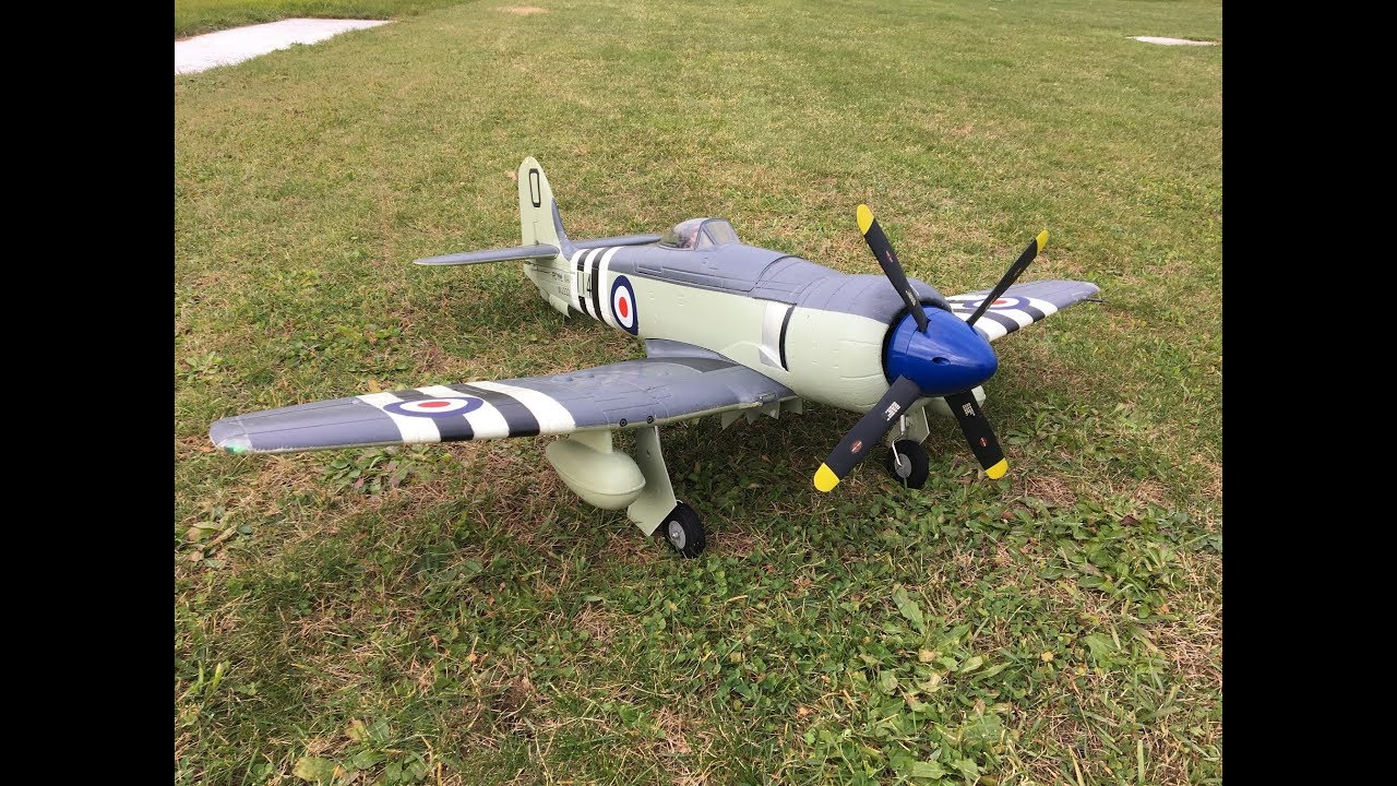 HobbyKing AVIOS Hawker Sea Fury aerobatics YouTube