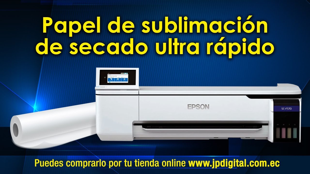 PAPEL DE SUBLIMACIÓN DE SECADO ULTRA RÁPIDO - YouTube