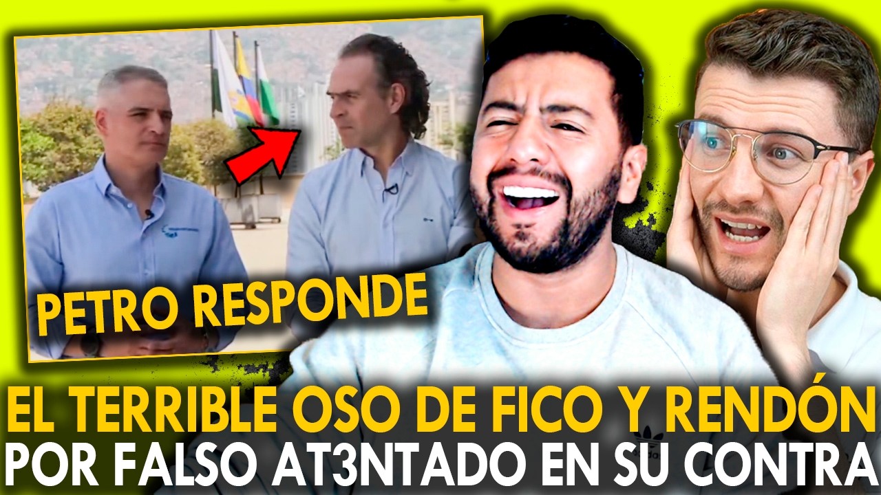 ¡GIO Y ALEJO! EL TERRIBLE OSO DE FICO Y RENDÓN POR FALSO AT3NTADO EN SU CONTRA. PETRO RESPONDE