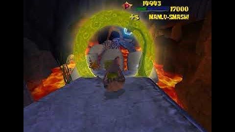 Spongebob Squarepants Movie Game Rock Slide Ring Challenge