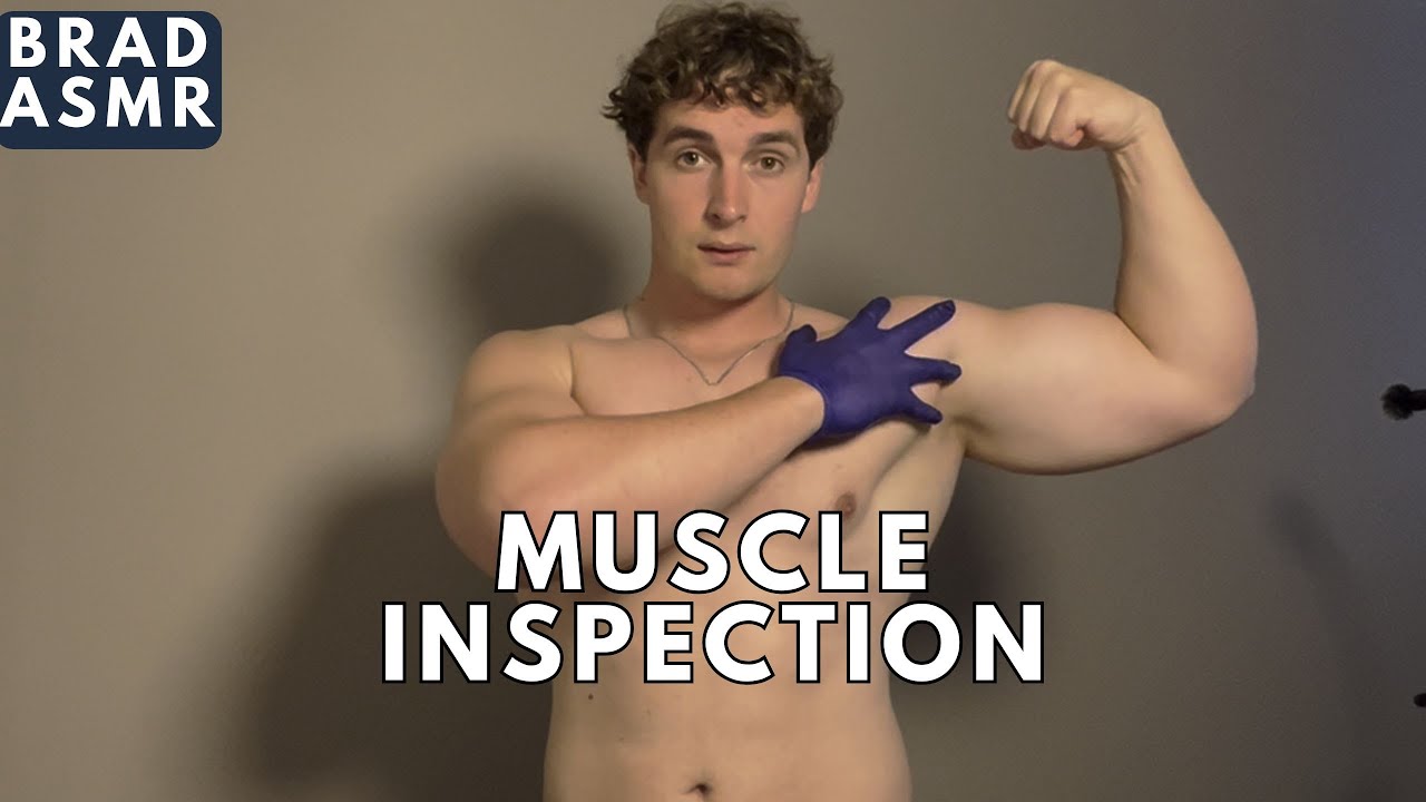 ASMR Muscle Inspection with GLOVES