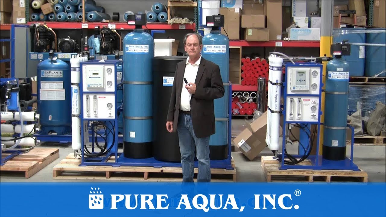 Skid Mounted Commercial RO Unit CT, USA 6,000 GPD | www.PureAqua.com