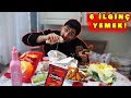 İLGİNÇ YEMEKLER YAPMAK VE YEMEK !(CİPSLİ TAVUK,ÇİĞ KÖFTE,KEBAP)