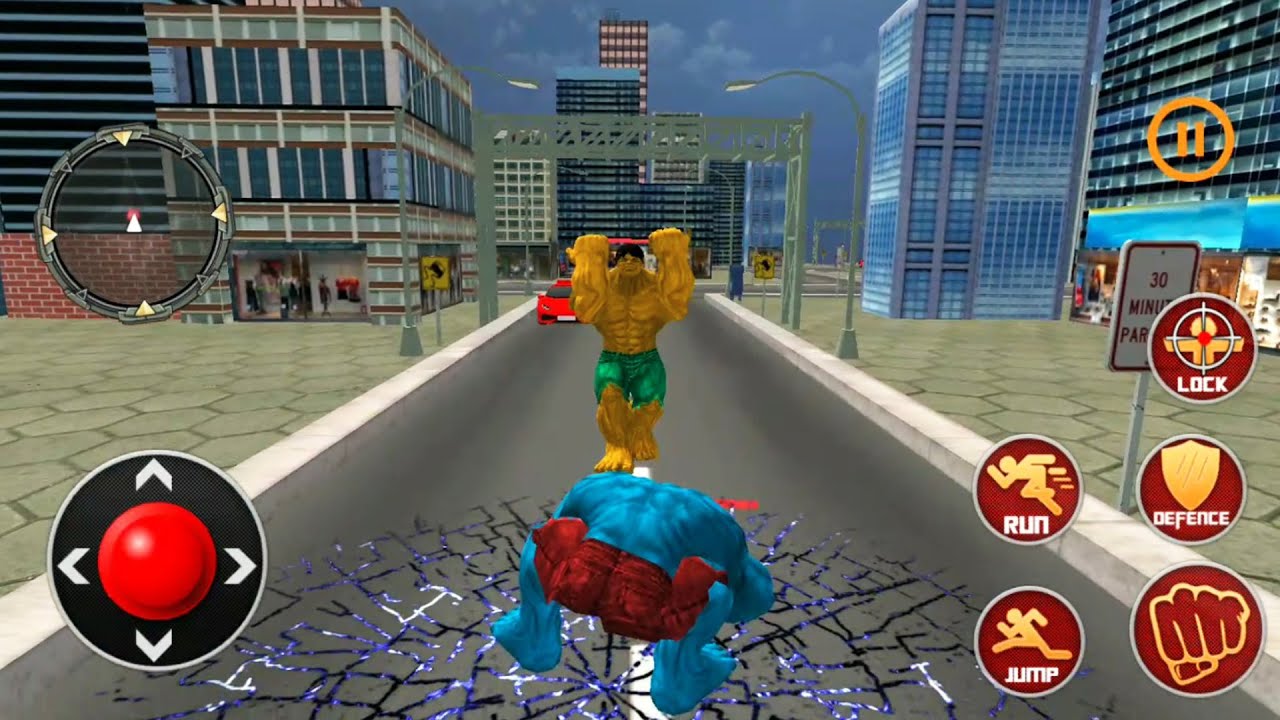 Incredible Monster Hulk vs Yellow Hulk - Monster Superhero City Optimus Prime & More Robots Rescue