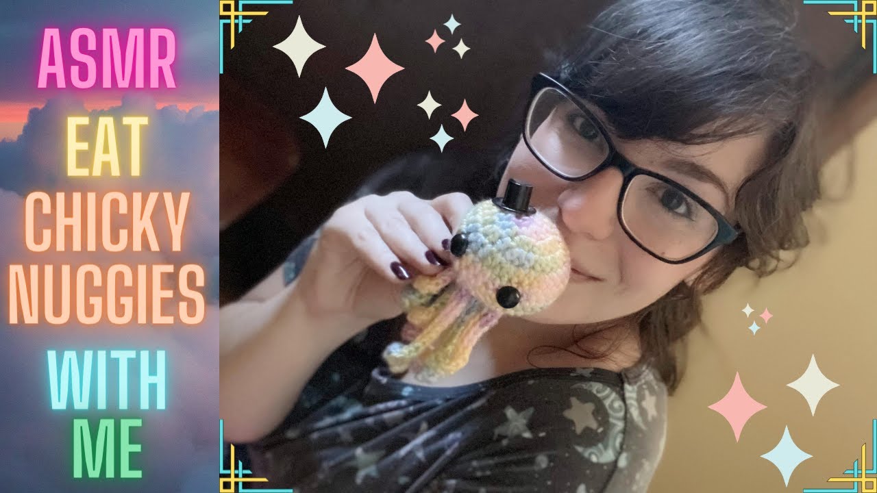 ASMR Eating sounds, Chicky Nuggies, Light Taps, Soft Spoken